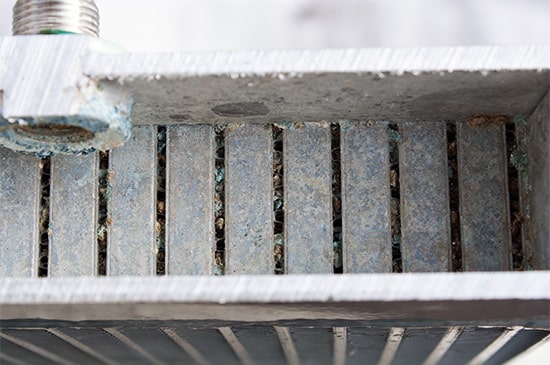 Puhdistamaton jäähdytyskenno.