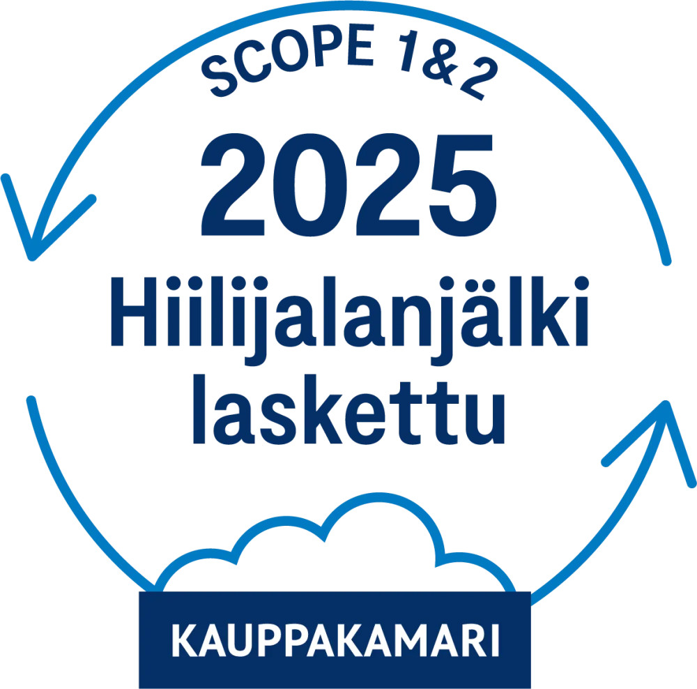 Hiilijalanjälki laskettu -merkki