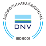 ISO 9001 -sertifioitu laatujärjestelmä